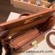 Hermes 21cm Mini kelly 2424 evercolor 37 /Gold Gold Hardware Full Handmade