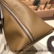 Hermes 21cm Mini kelly 2424 evercolor D0 /Beige de Weimar& 18 /Étoupe Grey Silver Hardware Full Handmade