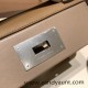 Hermes 21cm Mini kelly 2424 evercolor D0 /Beige de Weimar& 18 /Étoupe Grey Silver Hardware Full Handmade