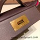 Hermes 21cm Mini kelly 2424 0G /Rouge Sellier& Framboise Gold Hardware Full Handmade