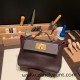 Hermes 21cm Mini kelly 2424 0G /Rouge Sellier& Framboise Gold Hardware Full Handmade