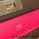 Hermes 21cm Mini kelly 2424 0G /Rouge Sellier& 0D /Rose Mexico Silver Hardware Full Handmade