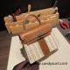 hermes Kelly picnic 37 /Gold Full Handmade