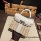 hermes Kelly picnic 01 /White (Blanc) Full Handmade