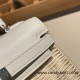 hermes Kelly picnic 01 /White (Blanc) Full Handmade