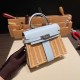 hermes Kelly picnic 01 /White (Blanc) Full Handmade