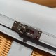 hermes Kelly picnic 01 /White (Blanc) Full Handmade