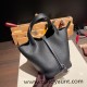 Hermes Picotin cargo Clemence 18cm 89 /Black (Noir) Silver Hardware