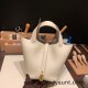 Hermes Picotin cargo Clemence 18cm 10 /Craie Gold Hardware