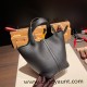 Hermes Picotin cargo Clemence 18cm 89 /Black Gold Hardware