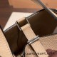 Hermes Picotin cargo Clemence 18cm S2 Trench Silver Hardware