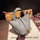 Hermes Picotin Clemence 18cm 0L/ Gris Meyer Gold Hardware