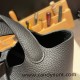 Hermes Picotin Clemence 18cm so black black Hardware