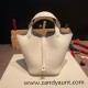 Hermes Picotin Clemence 18cm I2 /Nata Silver Hardware