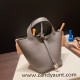 Hermes Picotin Clemence 18cm 8F /Etain Silver Hardware