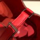 Hermes Picotin Clemence 18cm S3 /Rouge Cœur Silver Hardware