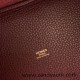 Hermes Picotin Clemence 18cm 0G/ Rouge Sellier Gold Hardware