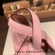 Hermes Picotin Clemence 18cm 3Q /Rose Sakura Silver Hardware