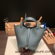 Hermes Picotin Clemence 18cm Y7 /Blue Orage Silver Hardware