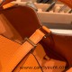 HERMES Picotin Lock 22/MM CLEMENCE Orange Gold Hardware