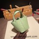 HERMES Picotin Lock 22/MM Ostrich 3I/Vert Criquet Silver Hardware