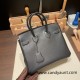 Hermes Shadow Birkin 25 89 /Black (Noir) swift Full Handmade