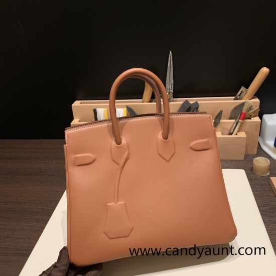 Hermes Shadow Birkin 25 37 /Gold Full Handmade