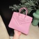 Hermes Shadow Birkin 25 swift X9 /Mauve Sylvestre Full Handmade