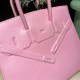 Hermes Shadow Birkin 25 swift X9 /Mauve Sylvestre Full Handmade